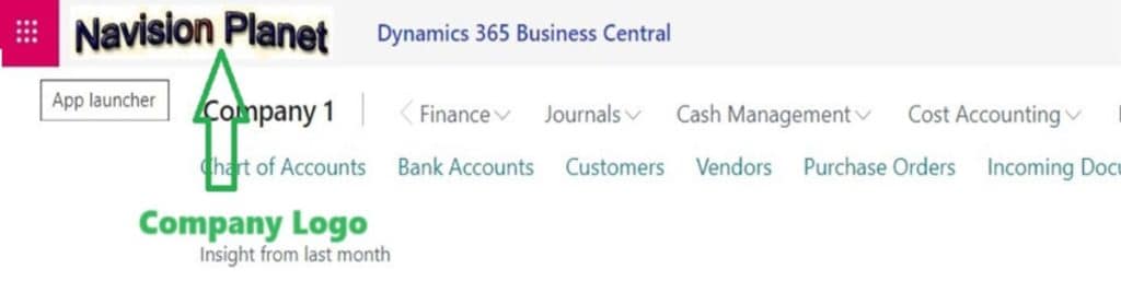 how to Display Company Logo in Business Central